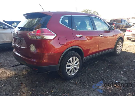 2015 Nissan Rogue S из США, поврежденный, VIN KNMAT2MTXFP545831